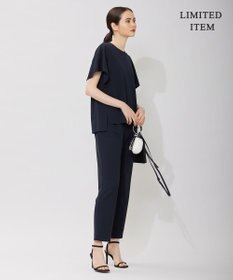 ICB 【WEB限定・洗える】ストレッチアムンゼン フレアスリーブプルオーバー