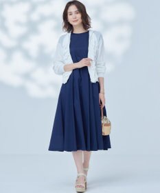 組曲 【WEB限定】  シアーニットフリルパーカー