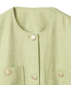 Green Parks ツィードミディ丈ジャケット