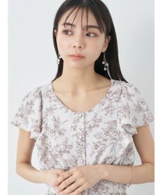 earth music&ecology フラワーフレアワンピース