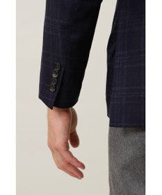 DAKS フランネルチェックジャケット