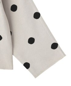 earth music&ecology 【予約】ダブルジップドットカーディガン