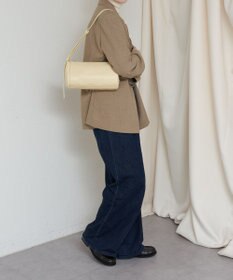 russet ソフトレザーロールショルダーバッグ(CE-1661)