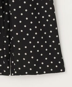 ANY KIDS 麻ライク ドット柄 ガウチョ