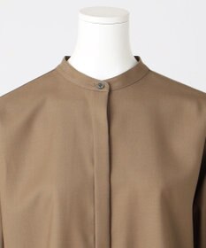 23区 S 【エステータ】ウールツイル バンドカラーシャツ