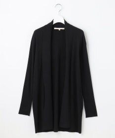 自由区 【WEB限定/洗える/セット着用可】レーヨンストレッチ ミドル丈カーディガン
