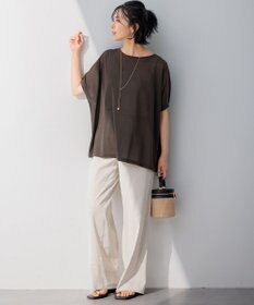 23区 【洗える】ライトシアーニット プルオーバー