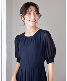 Tiaclasse 【洗える】シフォンワンピース