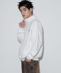 WEGO ワンポイントハーフジッププルオーバー