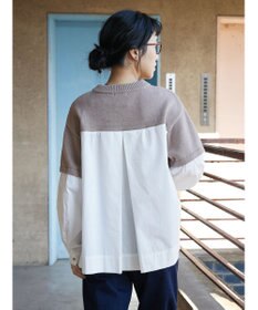 CRAFT STANDARD BOUTIQUE シャツドッキングニットプルオーバー