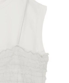 AMERICAN HOLIC 【2点セット】チュールキャミ+ノースリーブT