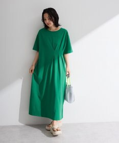Green Parks 半袖タックカットワンピース