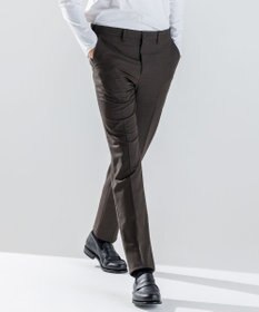 JOSEPH HOMME 新素材【ストレッチ】ウール混 キャリーマンストレッチ　 テーパードパンツ / CITY ダークブラウン系