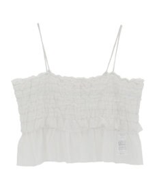 AMERICAN HOLIC 【2点セット】チュールキャミ+ノースリーブT