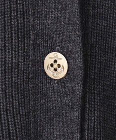 J.PRESS LADIES 【洗える】SEMI WORSTED カーディガン