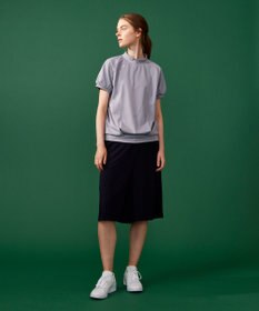 23区GOLF 【23Fondation】半袖 モックネックシャツ