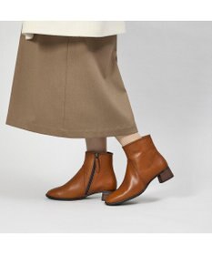 ing <ing>【WEB限定】スクエアトゥショートブーツ