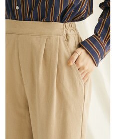 CRAFT STANDARD BOUTIQUE 綿ピーチ綺麗シルエットパンツ