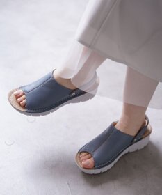 Pointer 本革 超軽量厚底サボサンダル