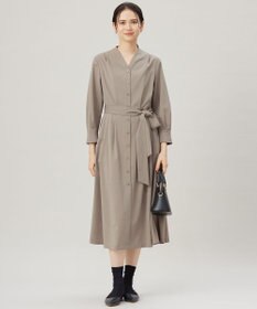 自由区 L 【接触冷感・UVカット・吸水速乾・洗える】ドライタッチファンクショナル ワンピース