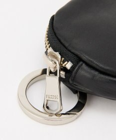 russet カラビナ付き ソフトレザー横長ポーチ(Z-218)