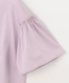 ANY SIS シルケットストライプ フレアスリーブ カットソー