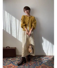Green Parks クルーネックカーディガン