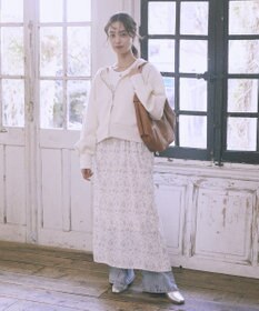 earth music&ecology フラワーバッククロスキャミワンピース