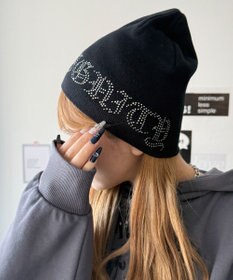 WEGO ラインストーンシングルニットワッチ