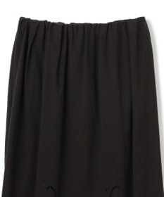 BEIGE， 【洗える】GALLERIA / コットンエンブロイダリーIラインスカート