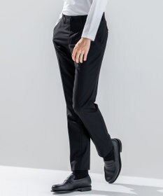JOSEPH HOMME 新素材【ストレッチ】ウール混 キャリーマンストレッチ　 テーパードパンツ / CITY ブラック系