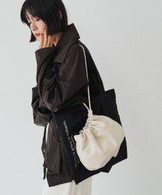 russet レザー巾着4WAYショルダーバッグ(CE-1454)