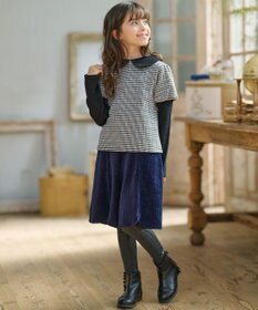 組曲 KIDS 【150-160㎝】コーディロイ ハーフパンツ