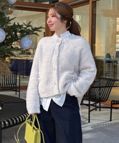 UNFILO L 【STORY×UNFILO】シャギーニット カーディガン