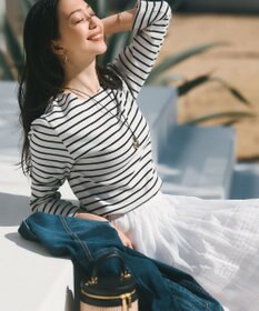 23区 【Oggi4月号掲載/洗える】Armor-lux ボーダー カットソー