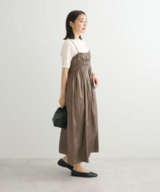 Green Parks レザー風キャミワンピース