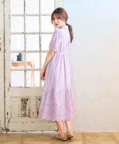 Feroux 刺繍入りシャツ ワンピース