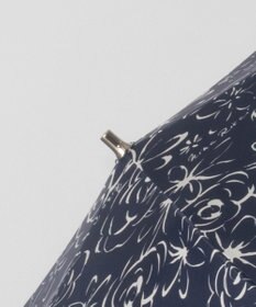 AURORA NINA RICCI ニナリッチ ドローイング花柄プリント 晴雨兼用傘（折りたたみ傘・トップフラット）