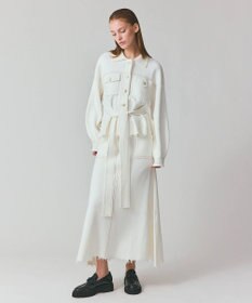 GRACE CONTINENTAL ニットワークジャケット