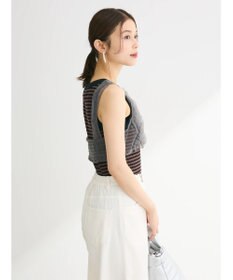 Green Parks ・ＳＵＧＡＲ　ＳＰＯＯＮ　ボーダーアメスリタンクトップ