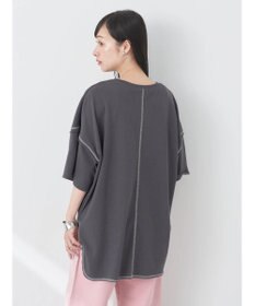 earth music&ecology 配色ステッチチュニックＴ