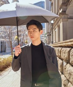 AURORA 【WEB限定】 ストライプ晴雨兼用傘（折りたたみ傘）