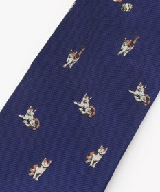 J.PRESS MEN 【JOKE TIE COLLECTION】猫に小判 ネクタイ