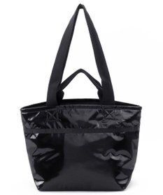 LeSportsac TWO HANDLE ZIP TOTE/ブラックシャイン