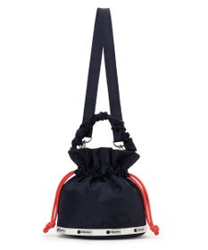 LeSportsac GH DRAWSTRING XBODY/ディープシー/マンダリンコード