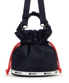 LeSportsac GH DRAWSTRING XBODY/ディープシー/マンダリンコード