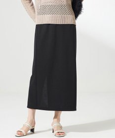 ANY SIS L 【UVケア ・ストレッチ・洗える】2WAYジョーゼットジャージーナロー スカート