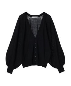 AMERICAN HOLIC 袖ボリュームショートニットカーディガン