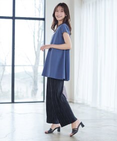 Tiaclasse 【新色追加】フレンチスリーブフレアカットソー
