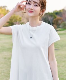 Tiaclasse 【新色追加】フレンチスリーブフレアカットソー
